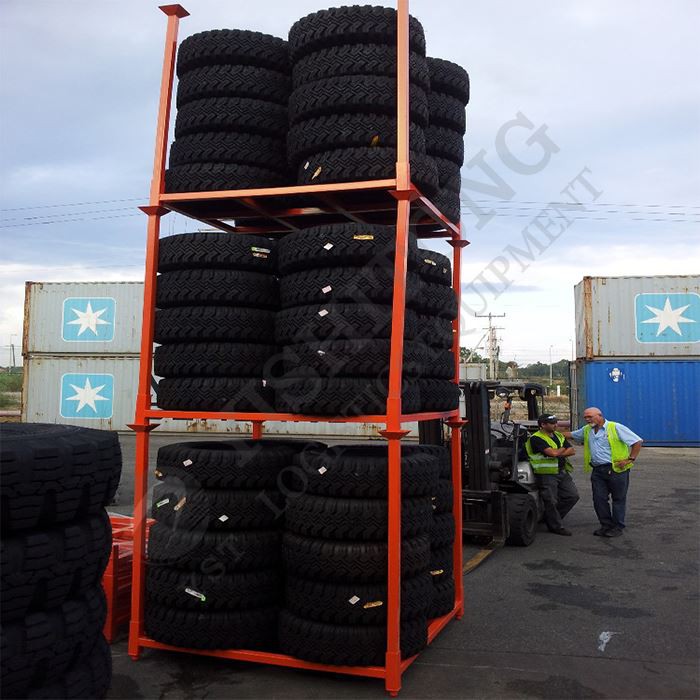 পোর্টেবল টায়ার স্টোরেজ রাক